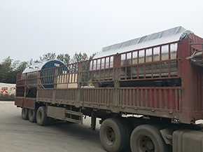 兩臺燃氣鍋爐發貨圖